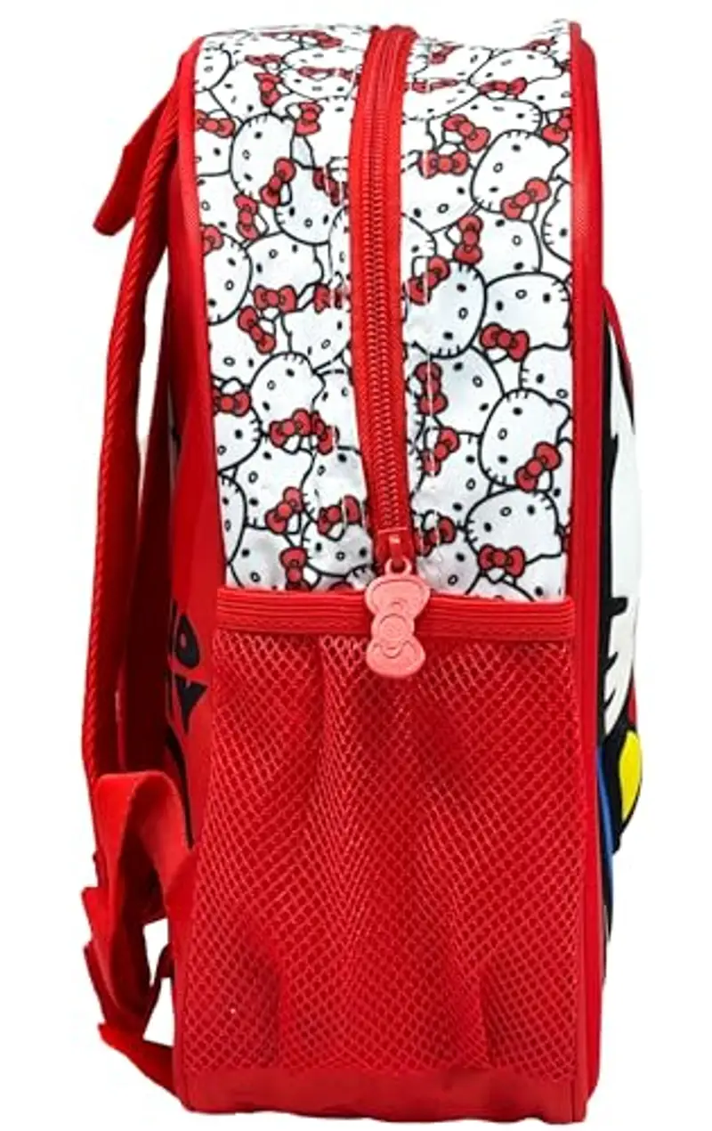 Clondo Hello Kitty Zainetto 3D Asilo Bambini, Zaino Tempo Libero Bambina, Scuola Materna, 31 Centimetri, Viaggio, Regalo miniatura 2
