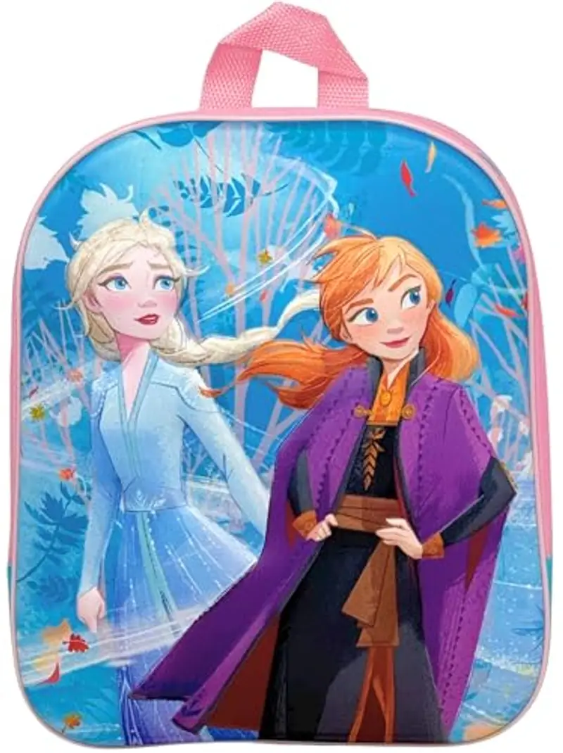 Clondo Zaino Asilo 3D 31×26×11?cm – Zainetto per Bambina – Per Frozen Fan – Poliestere Resistente – Perfetto Nido e miniatura 2