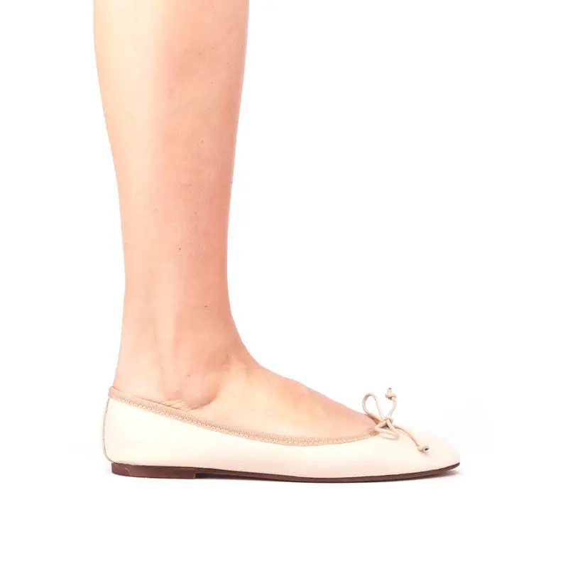 Club Style Ballerina Pelle Latte - 36