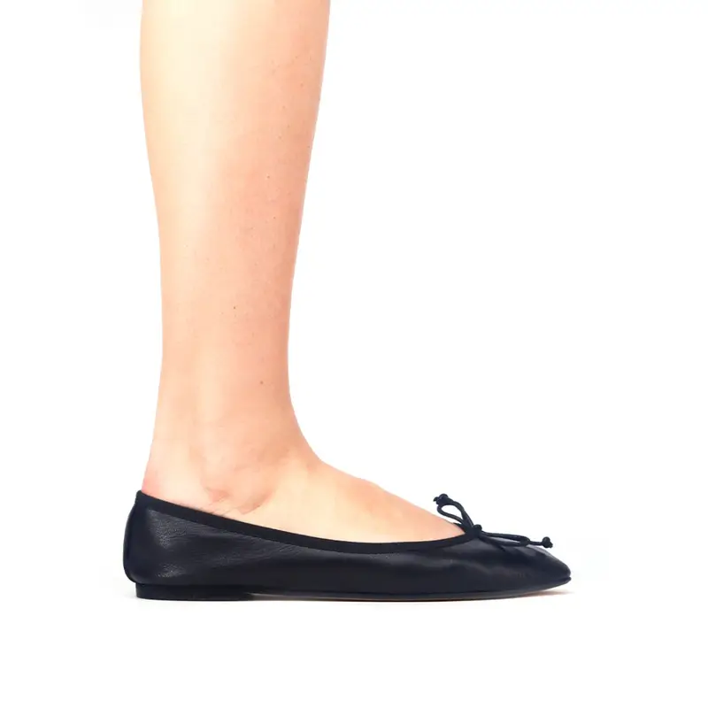 Club Style Ballerina Pelle Nero - 36