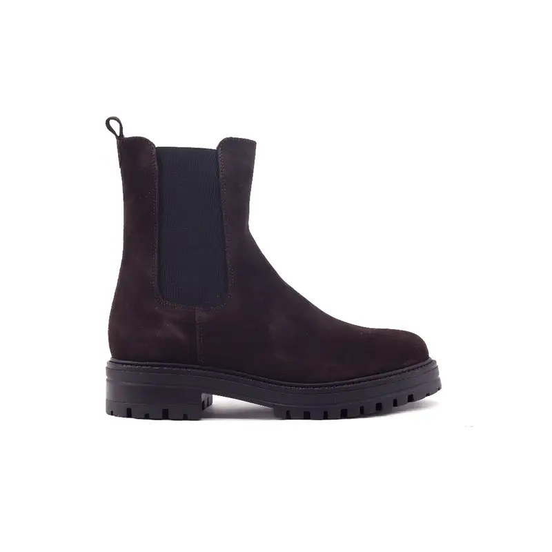 Club Style Chelsea Boot Camoscio Marrone - 36