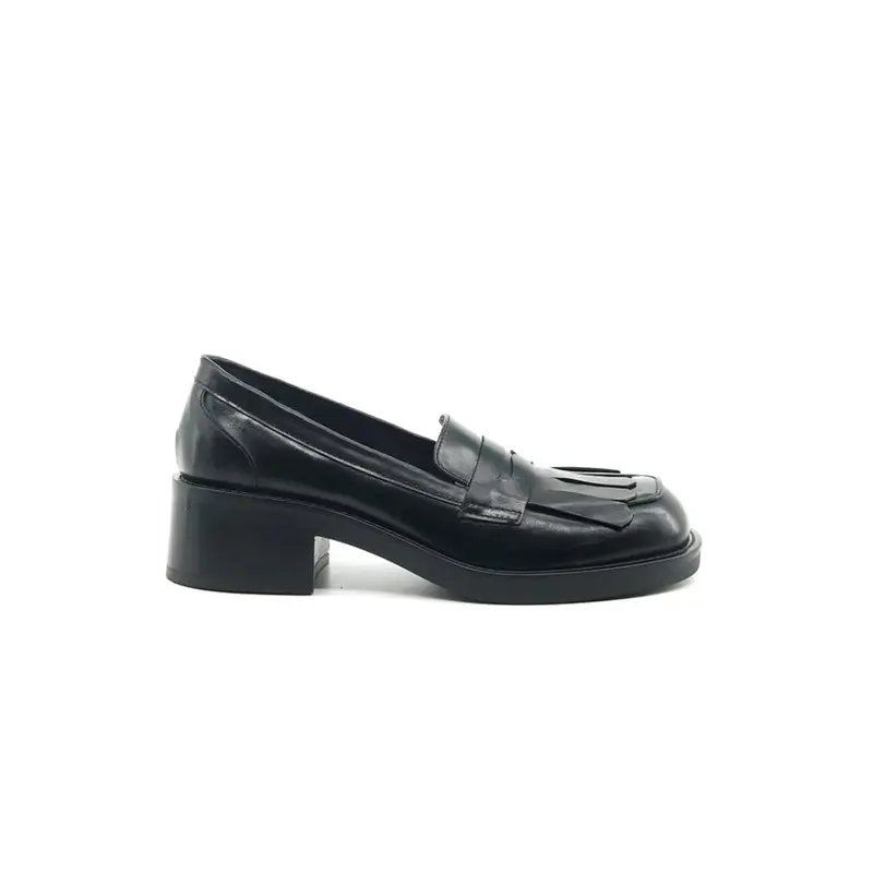 Club Style Mocassino Frangia Nero - 36