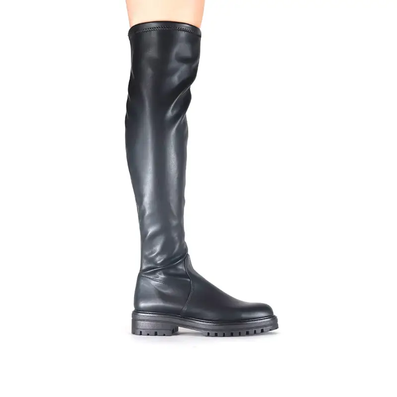 Club Style Stivale Elasticizzato Nero - 36