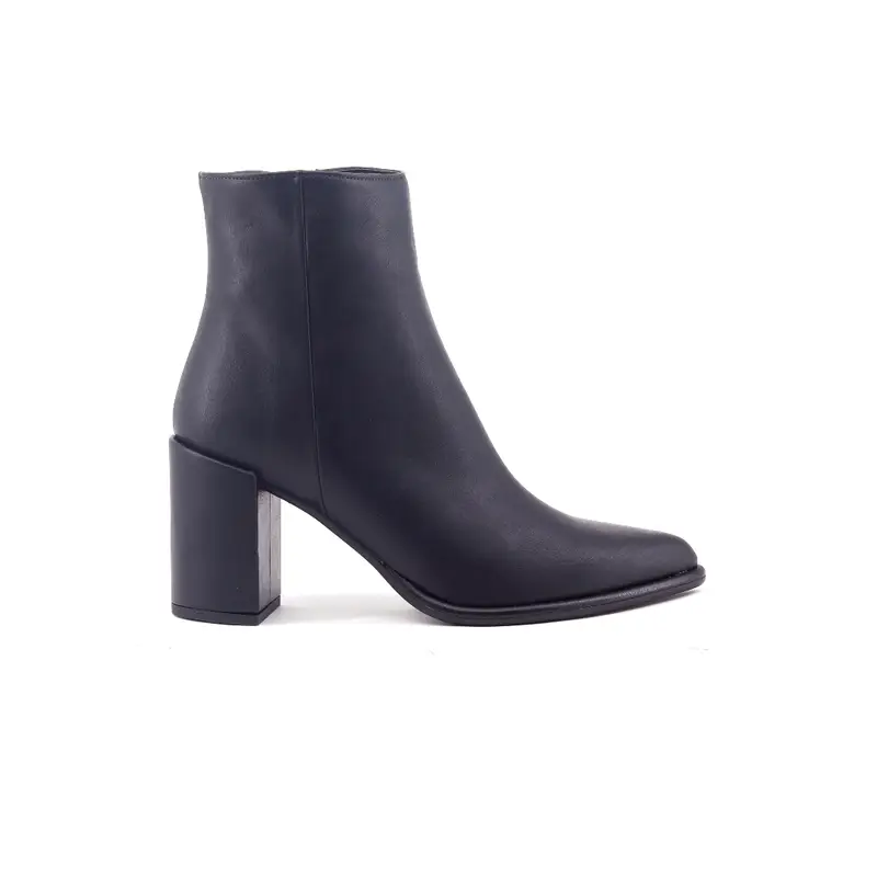 Club Style Stivaletto Tacco Camoscio Nero - 36