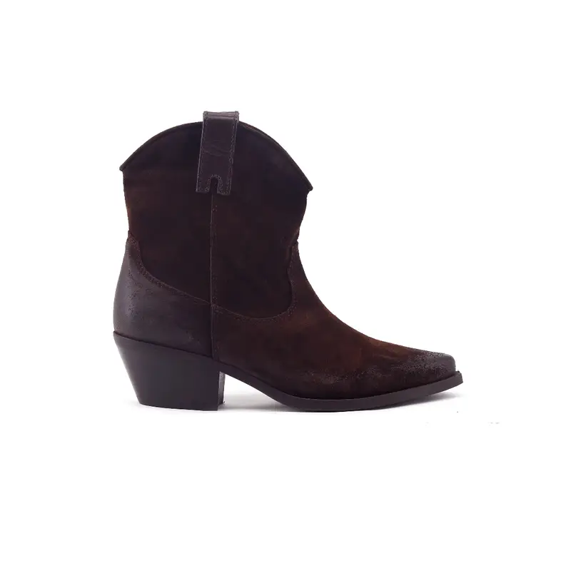 Club Style Texano Basso Camoscio Marrone - 36