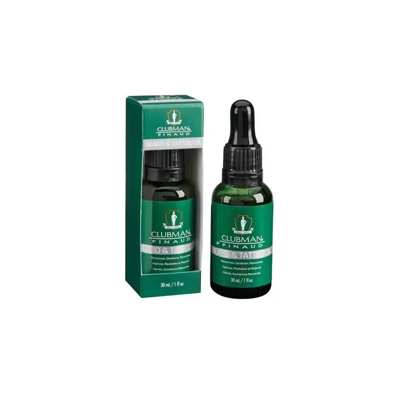 Olio per barba E tatuaggi Clubman 30 ml