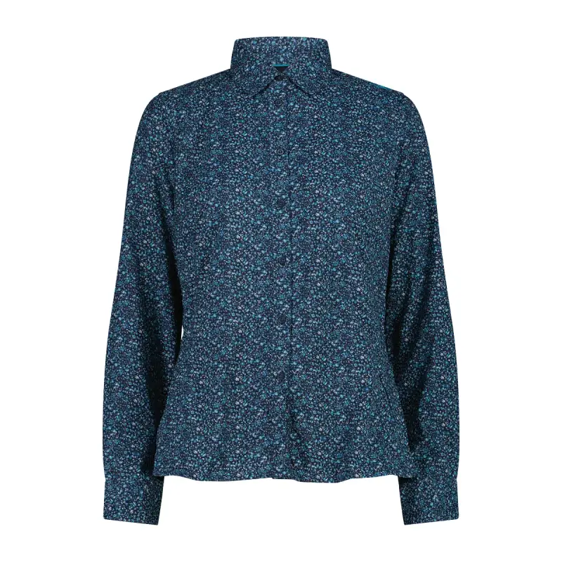 Camicia a maniche lunghe stampata donna CMP