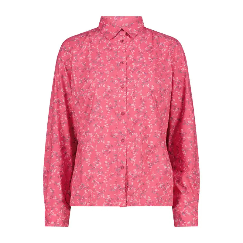Camicia a maniche lunghe stampata donna CMP