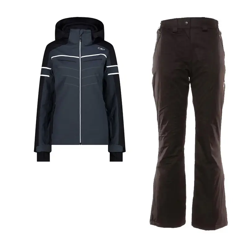 COMPLETO GIACCA + PANTALONI DONNA Grigio