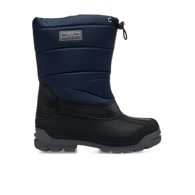 Doposci neri e blu da ragazzo con logo laterale