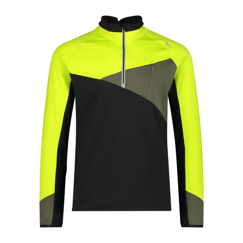 Drill top allenamento con mezza zip CMP