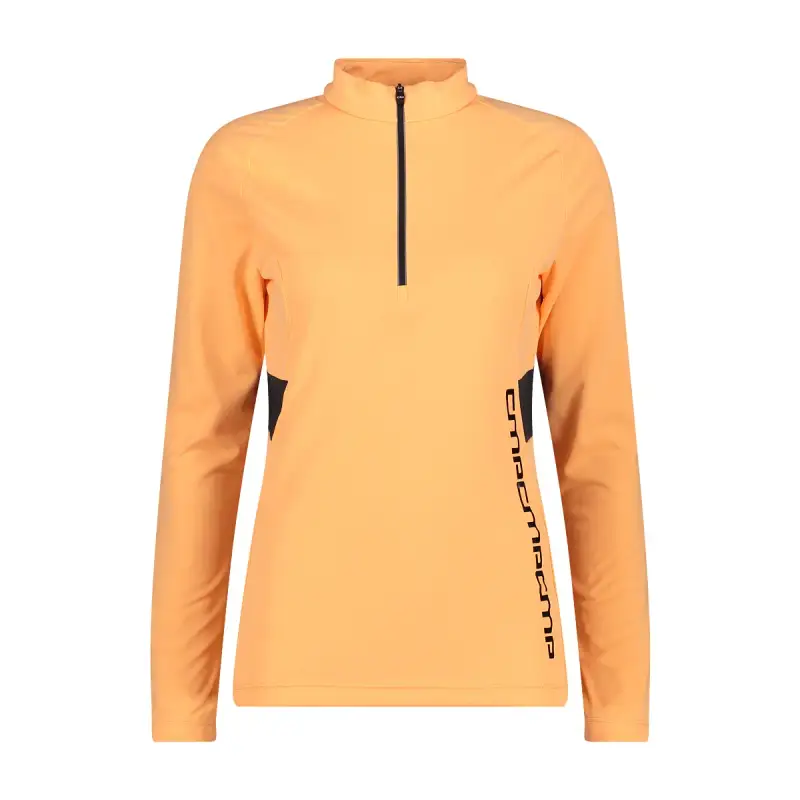 Drill top allenamento con mezza zip da donna CMP