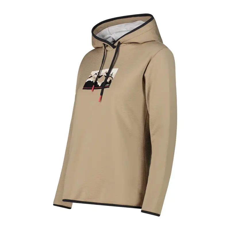 Felpa con cappuccio da donna CMP