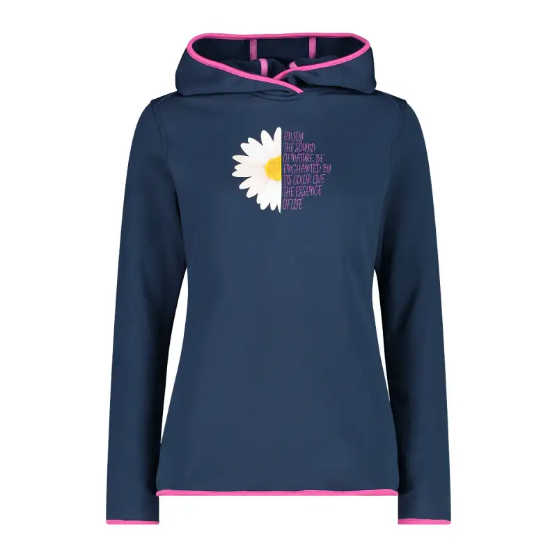 Felpa con cappuccio da donna CMP