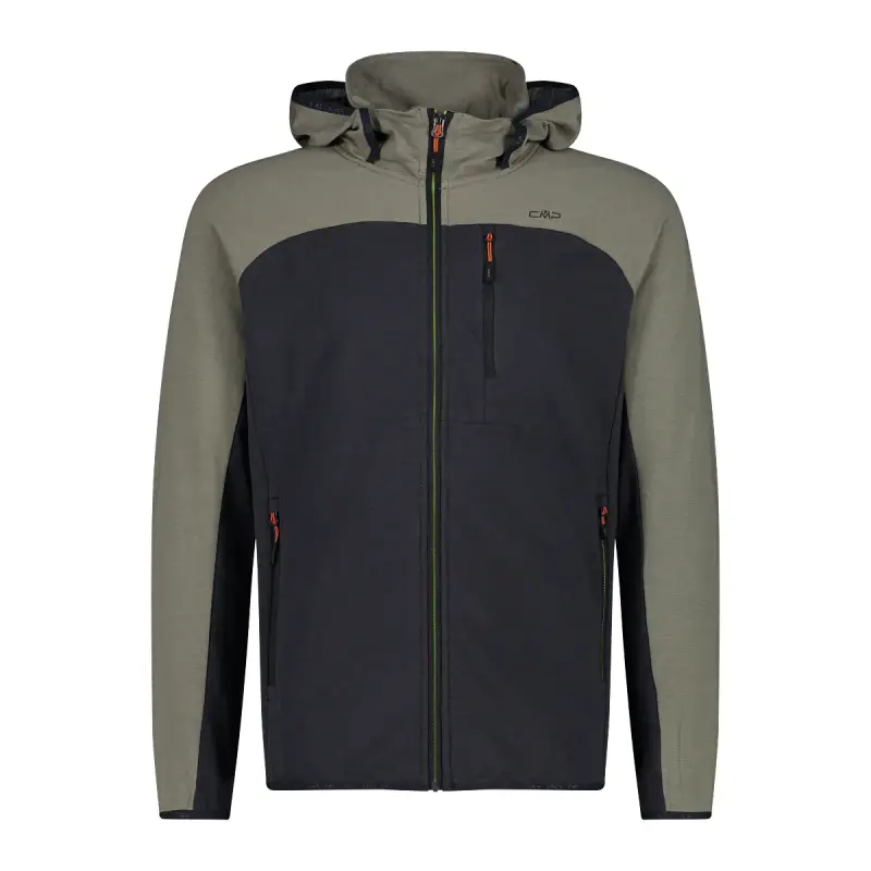 Felpa con cappuccio in pile elastico CMP