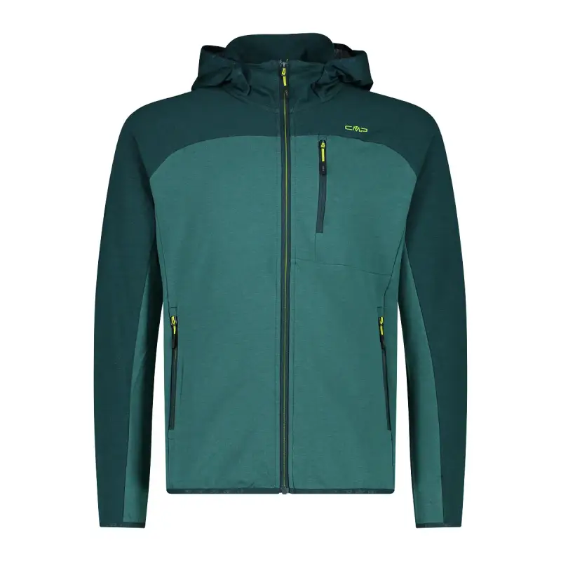 Felpa con cappuccio in pile elastico CMP