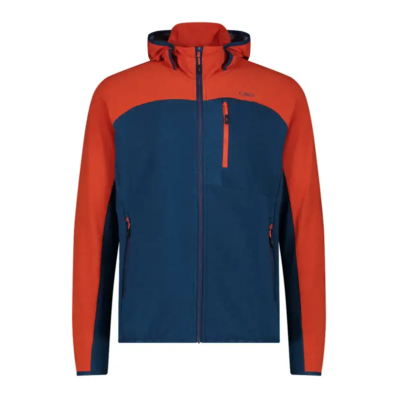 Felpa con cappuccio in pile elastico CMP