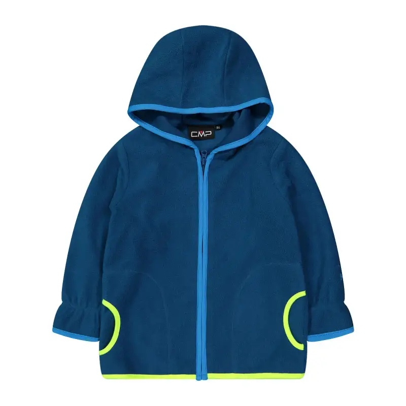 Felpa con cappuccio zipper per bambini CMP Arctic
