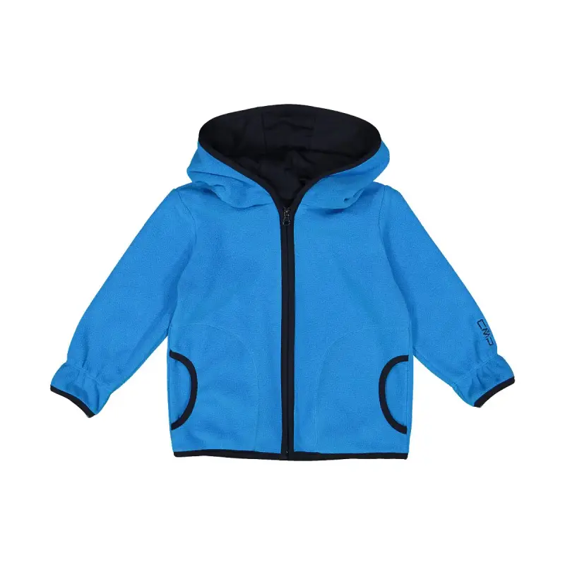 Felpa con cappuccio zipper per bambini CMP Arctic