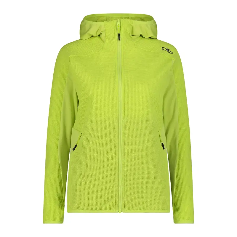 Felpa con cerniera a cappuccio da donna CMP