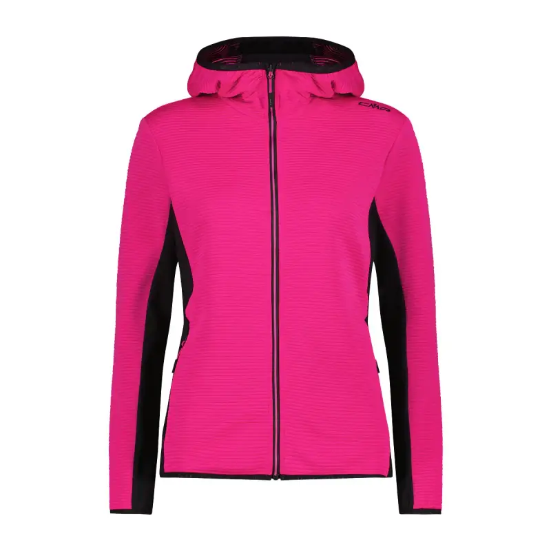 Felpa con zip e cappuccio donna CMP