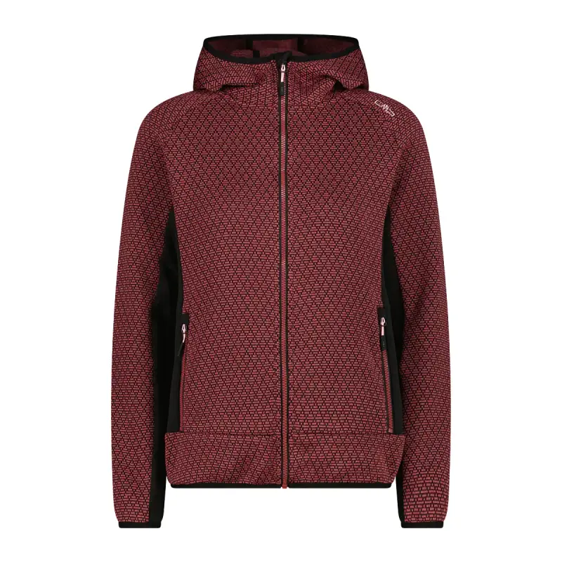 Felpa con zip e cappuccio donna CMP