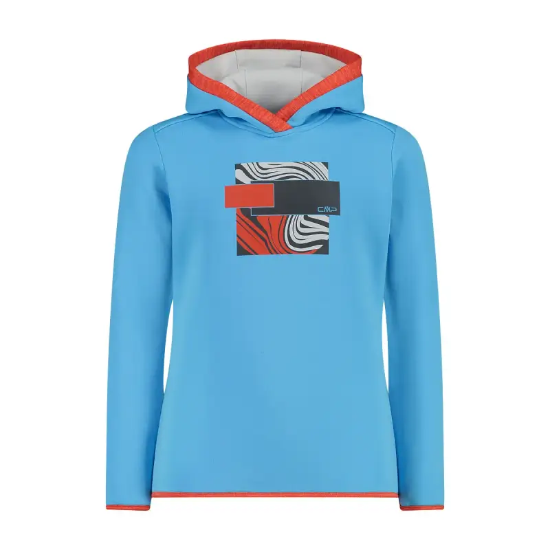 Felpa da bambina con cappuccio CMP