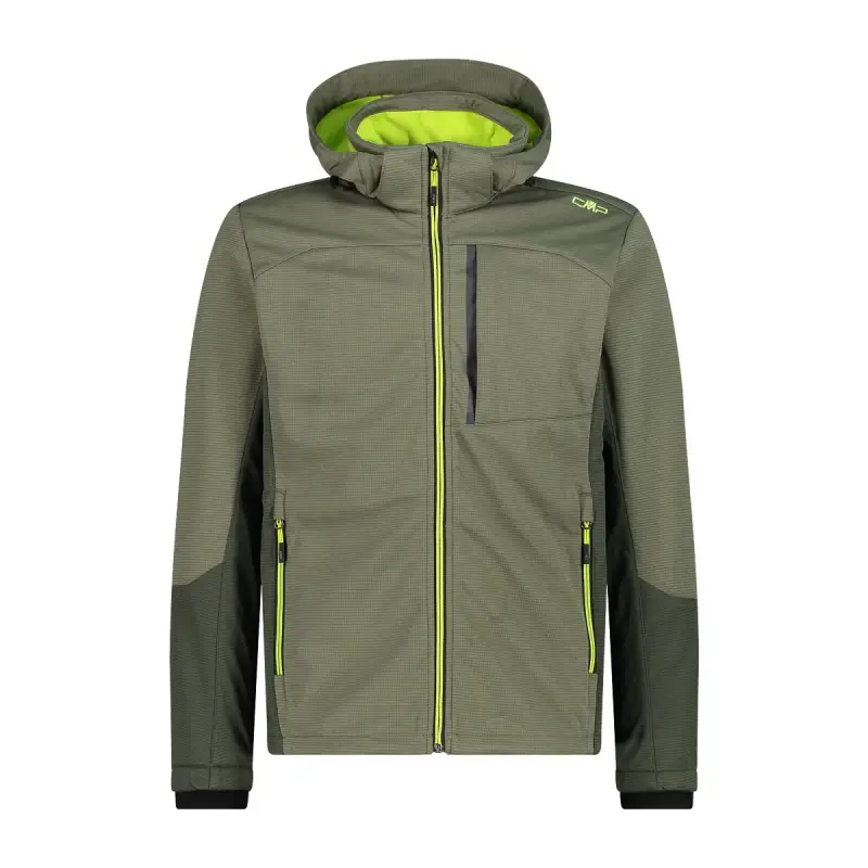 Giacca a cappuccio softshell Ripstop CMP