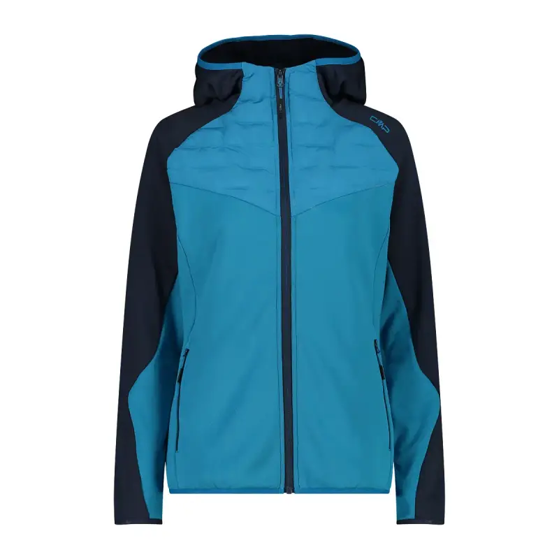 Giacca a hoodie ibrida unlimitech donna CMP