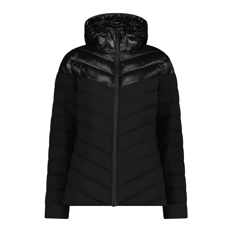 Giacca a vento con cappuccio e zip Sorona Aura donna CMP