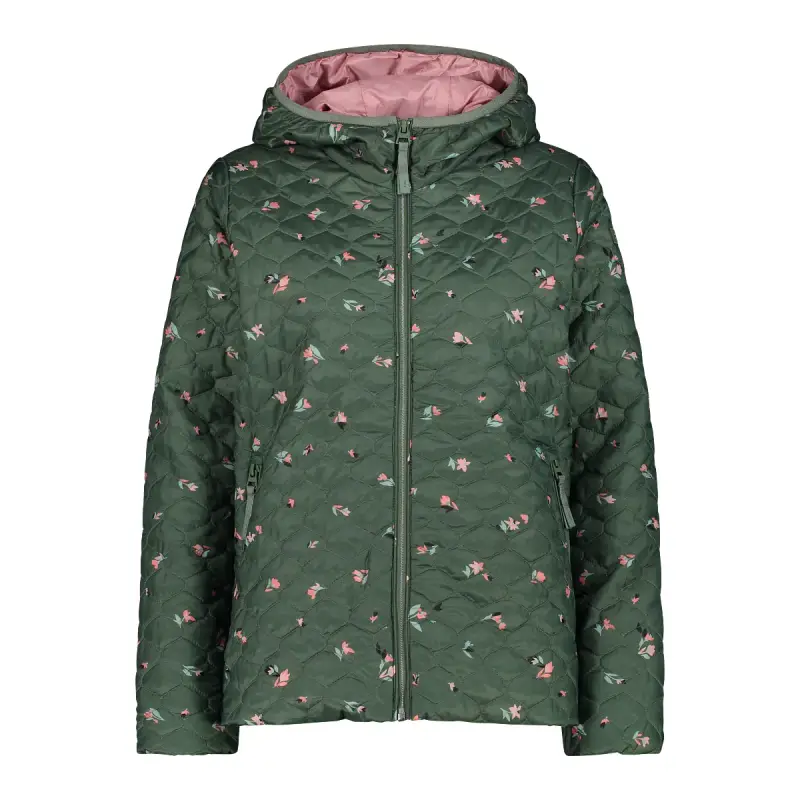 Giacca a vento con cappuccio fisso donna CMP