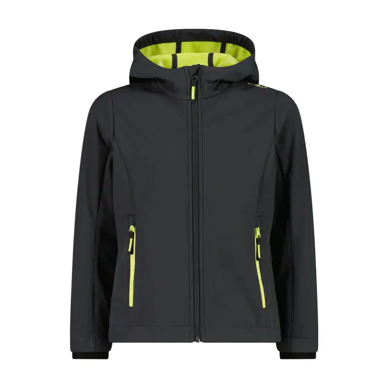 Giacca a vento con cappuccio fisso per ragazza CMP