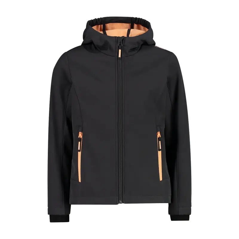 Giacca a vento con cappuccio fisso per ragazza CMP