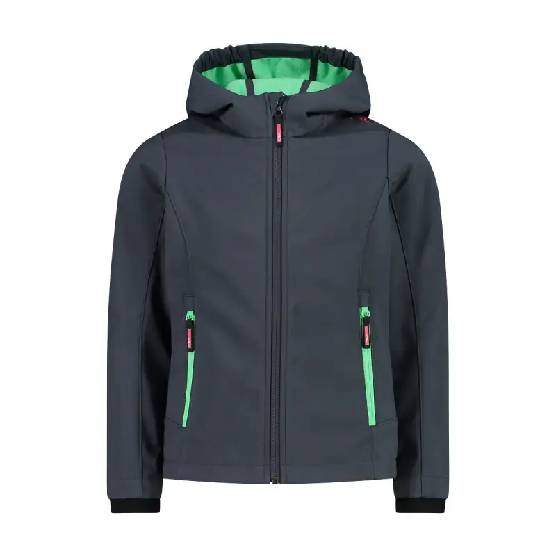 Giacca a vento con cappuccio fisso per ragazza CMP