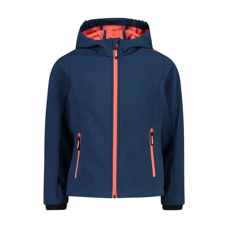 Giacca a vento con cappuccio fisso per ragazza CMP