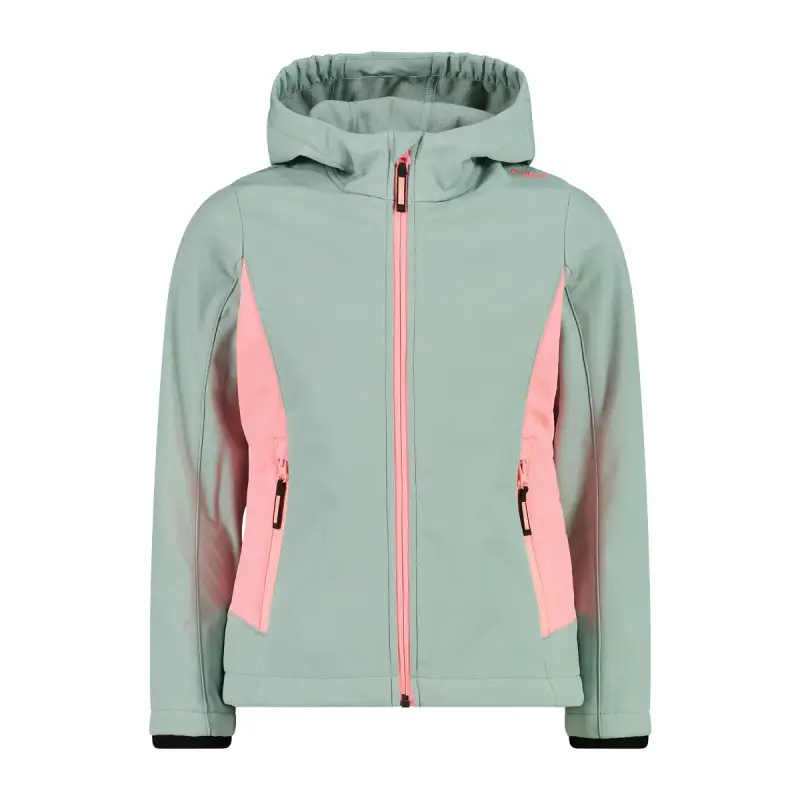 Giacca a vento con cappuccio fisso per ragazza CMP