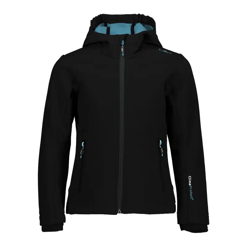 Giacca a vento con cappuccio fisso per ragazza CMP