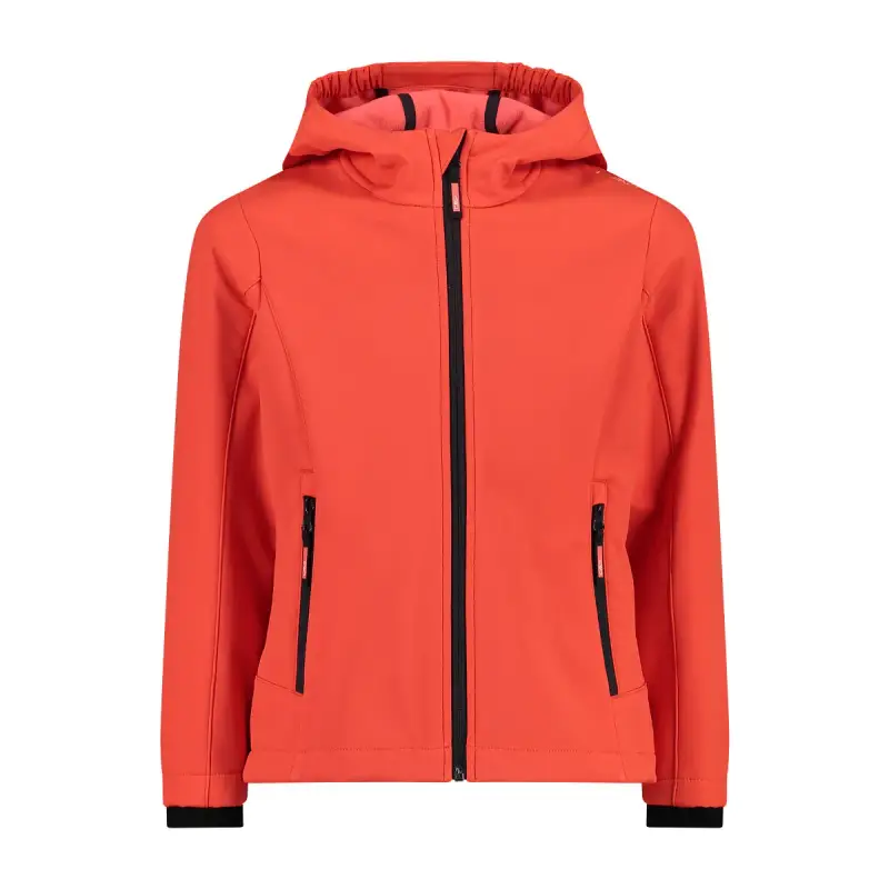 Giacca a vento con cappuccio fisso per ragazza CMP