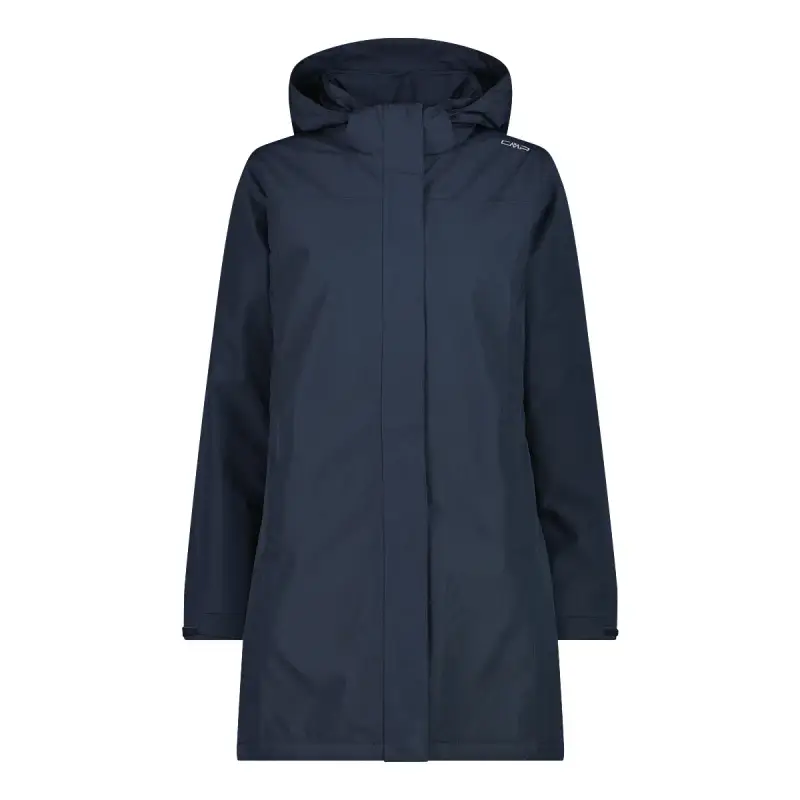 Giacca a vento donna con cappuccio e zip CMP