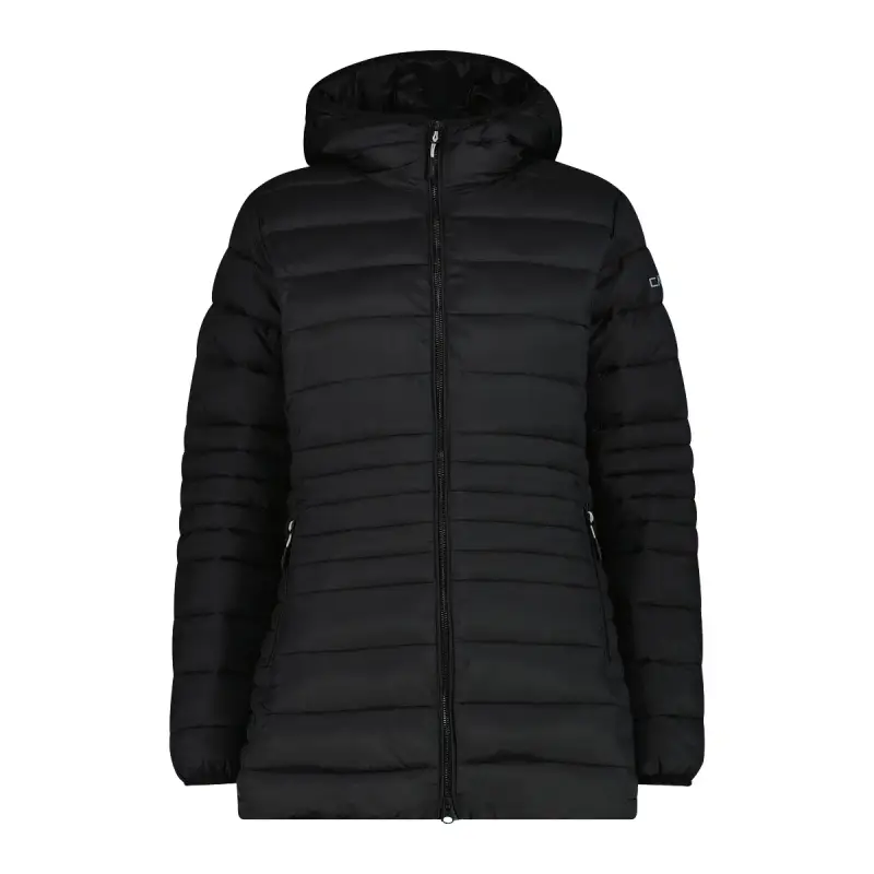 Giacca a vento lunga con cappuccio e zip Sorona Aura donna CMP