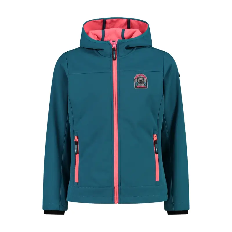 Giacca con cappuccio fisso per ragazza CMP