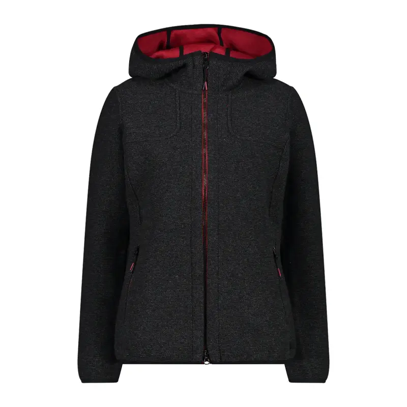 Giacca con cappuccio in lana donna CMP