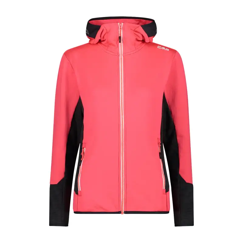 Giacca con cappuccio in pile da donna CMP