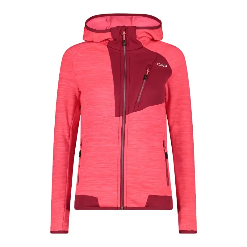 Giacca con cappuccio Sstretch performance donna CMP