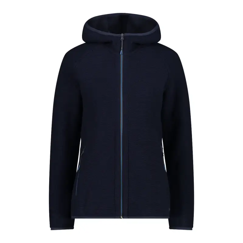Giacca con cappuccio wooltech donna CMP