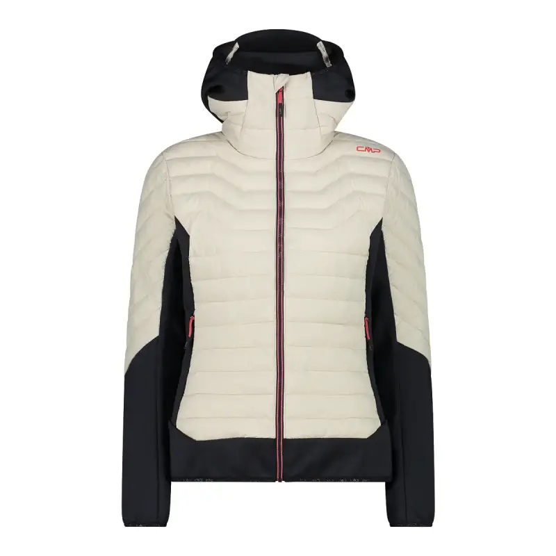 Giacca ibrida con cappuccio fisso donna CMP