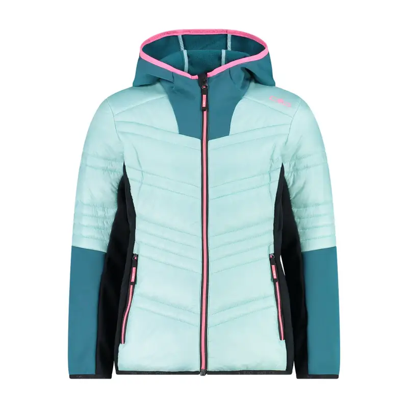 Giacca ibrida con cappuccio per ragazza CMP