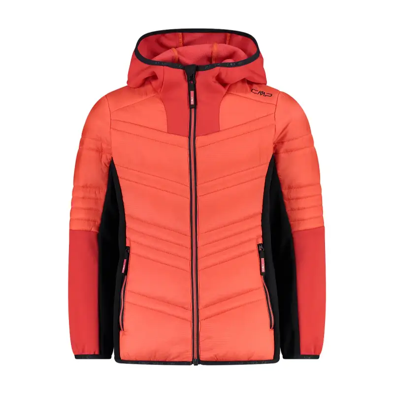Giacca ibrida con cappuccio per ragazza CMP