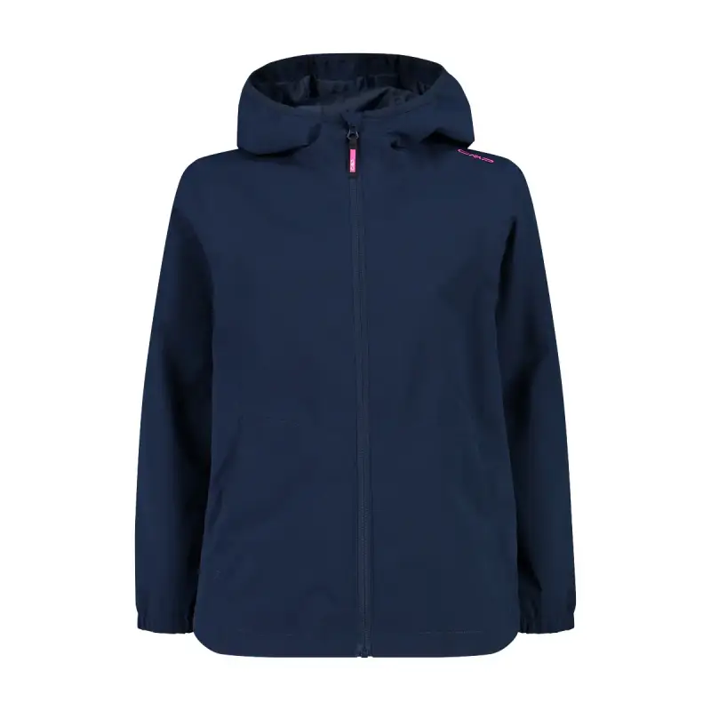 Giacca impermeabile con cappuccio fisso bambina CMP