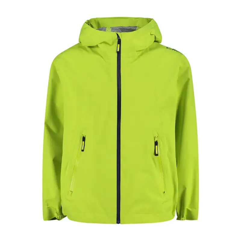 Giacca impermeabile con cappuccio fisso per bambini CMP